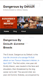Mobile Screenshot of dangerousbydefault.com