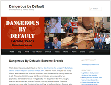 Tablet Screenshot of dangerousbydefault.com